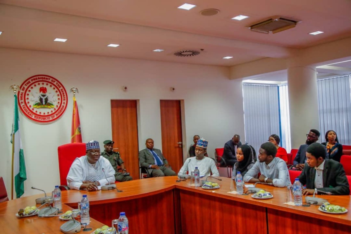 [PHOTOS] Senate President Host Yobe State Students From ABU Zaria | The ...